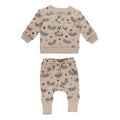Organic Henley Sweatshirt & Jogger Set