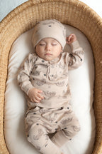 Organic Henley Sweatshirt & Jogger Set