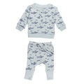Organic Henley Sweatshirt & Jogger Set