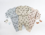 Organic Henley Sweatshirt & Jogger Set