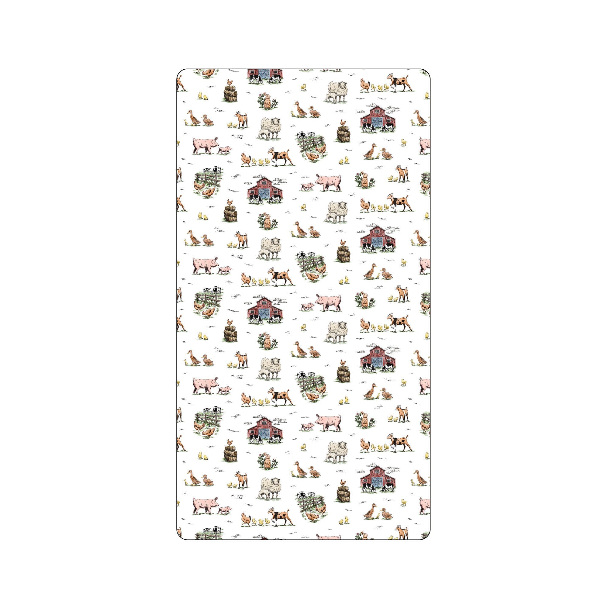 Farm Friends | Organic Crib Sheets