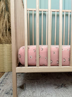 Mauve Rainbow | Organic Crib Sheets