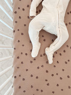 Oatmeal Pinecone | Organic Crib Sheets