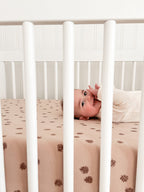 Oatmeal Pinecone | Organic Crib Sheets