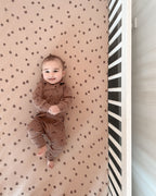 Oatmeal Pinecone | Organic Crib Sheets