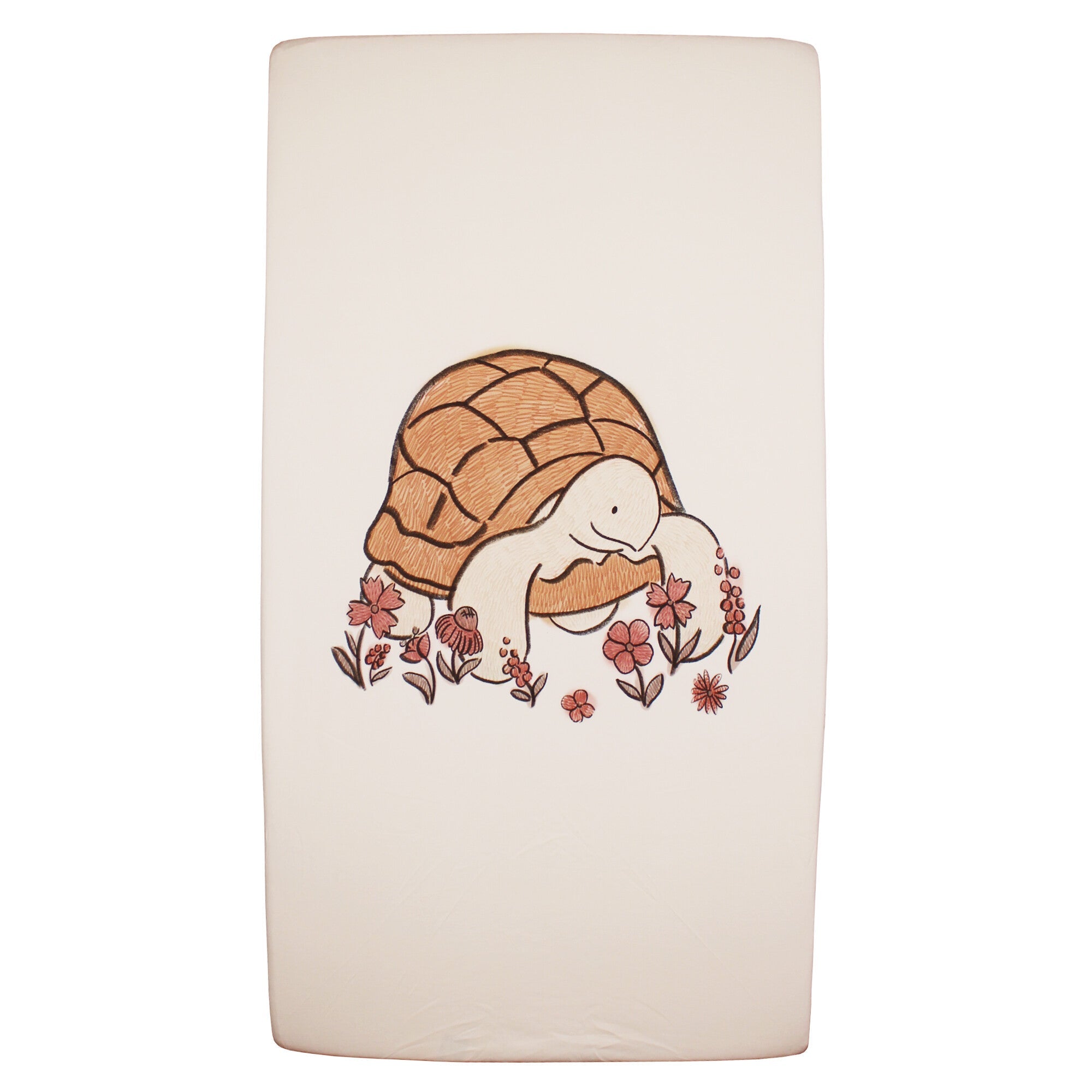 Tiny Tortoise Graphic | Organic Crib Sheets