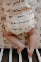 Howdy | Organic Bowtie Shoulder Bodysuit