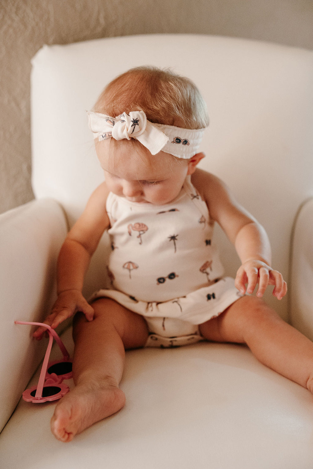 Flamingo | Skirted X-Back Bodysuit