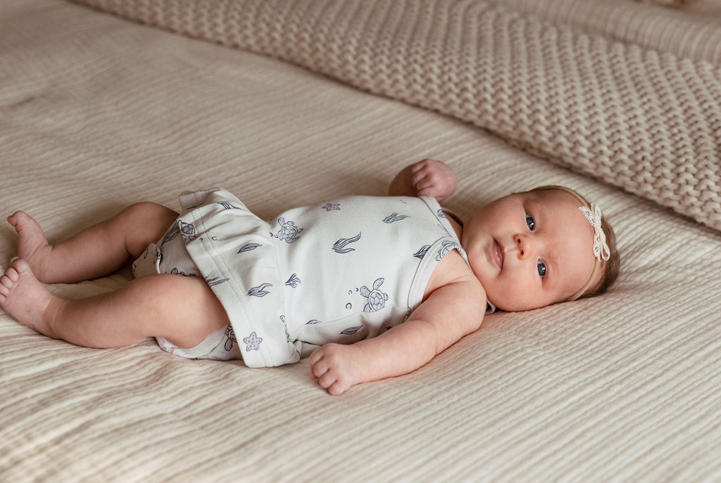Sea Turtle | Skirted X-Back Bodysuit