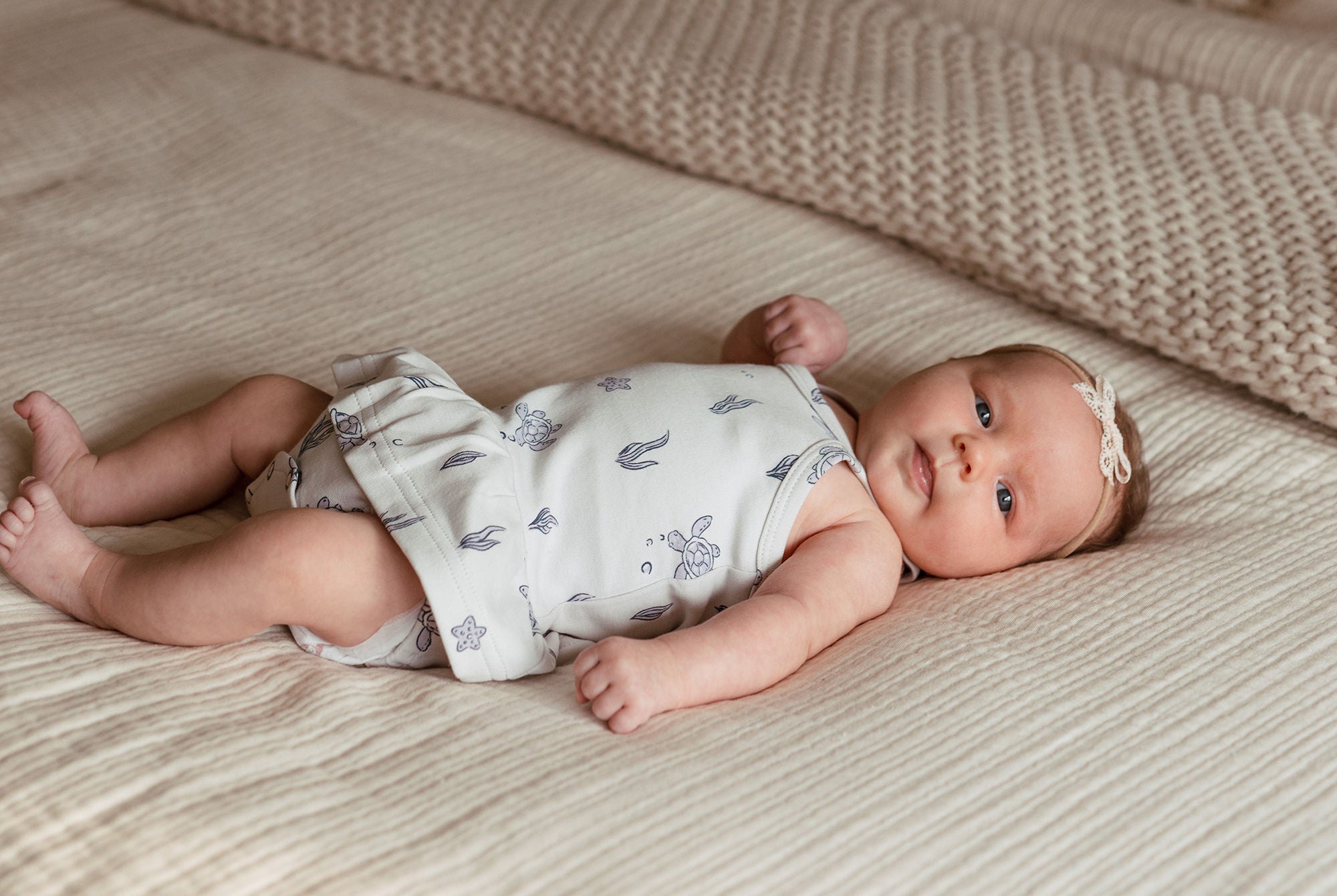 Sea Turtle | Skirted X-Back Bodysuit