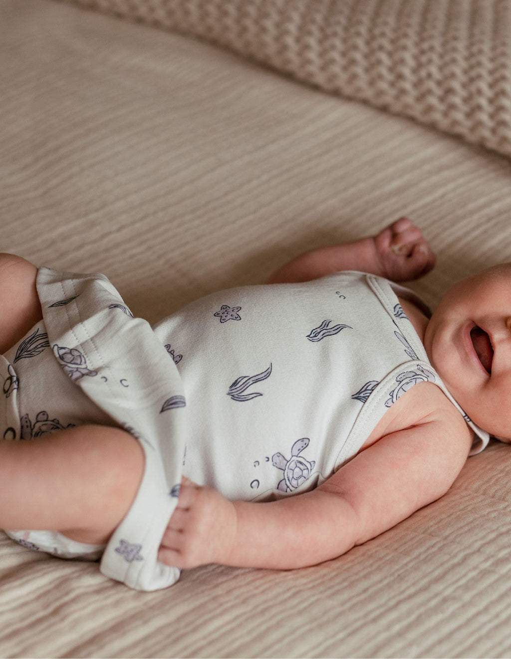 Sea Turtle | Skirted X-Back Bodysuit