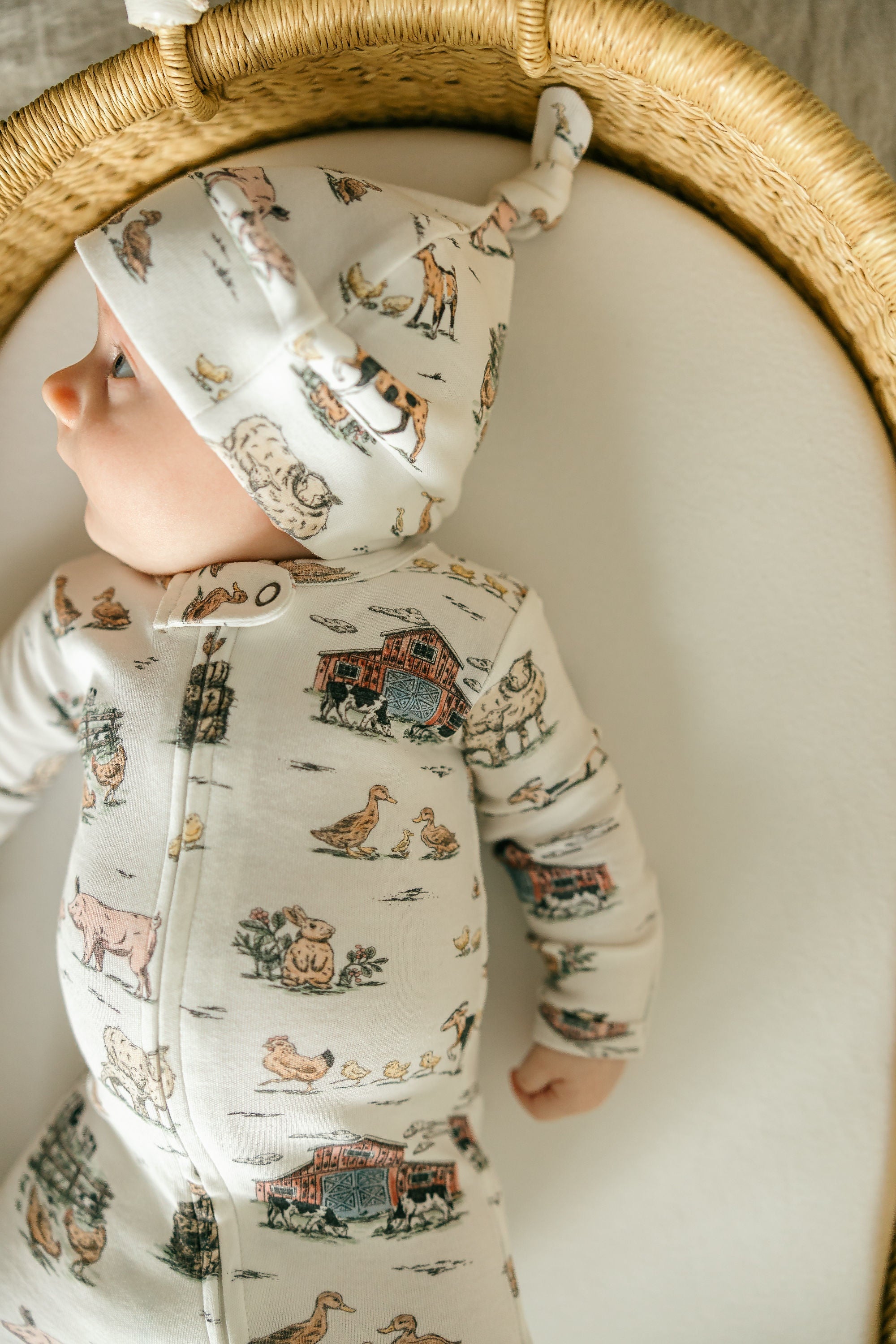 Farm Friends | Organic Knotted Hat