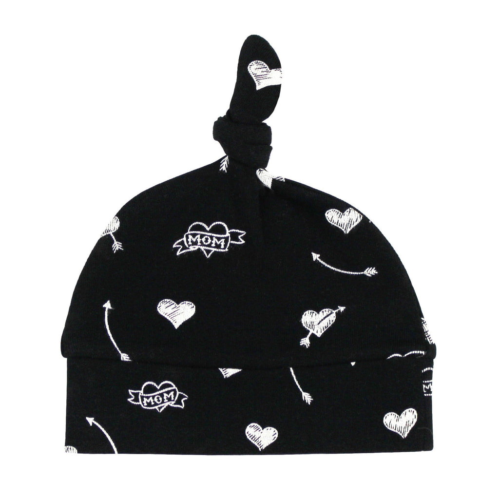 Mom Heart | Organic Knotted Hat
