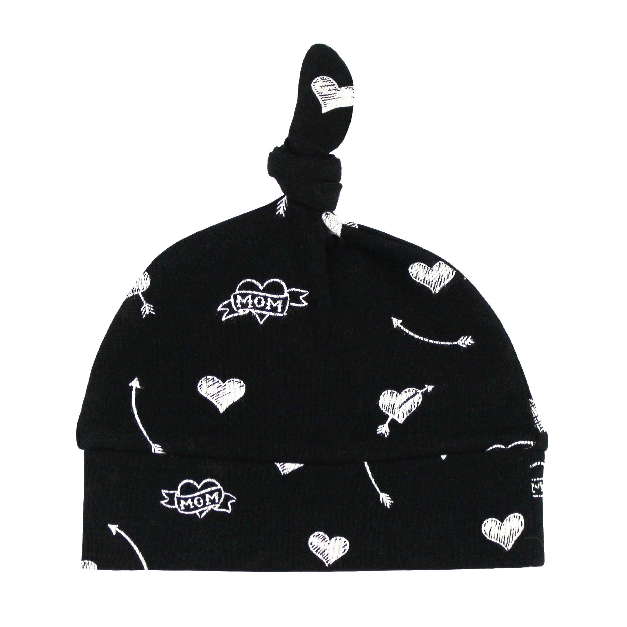 Mom Heart | Organic Knotted Hat