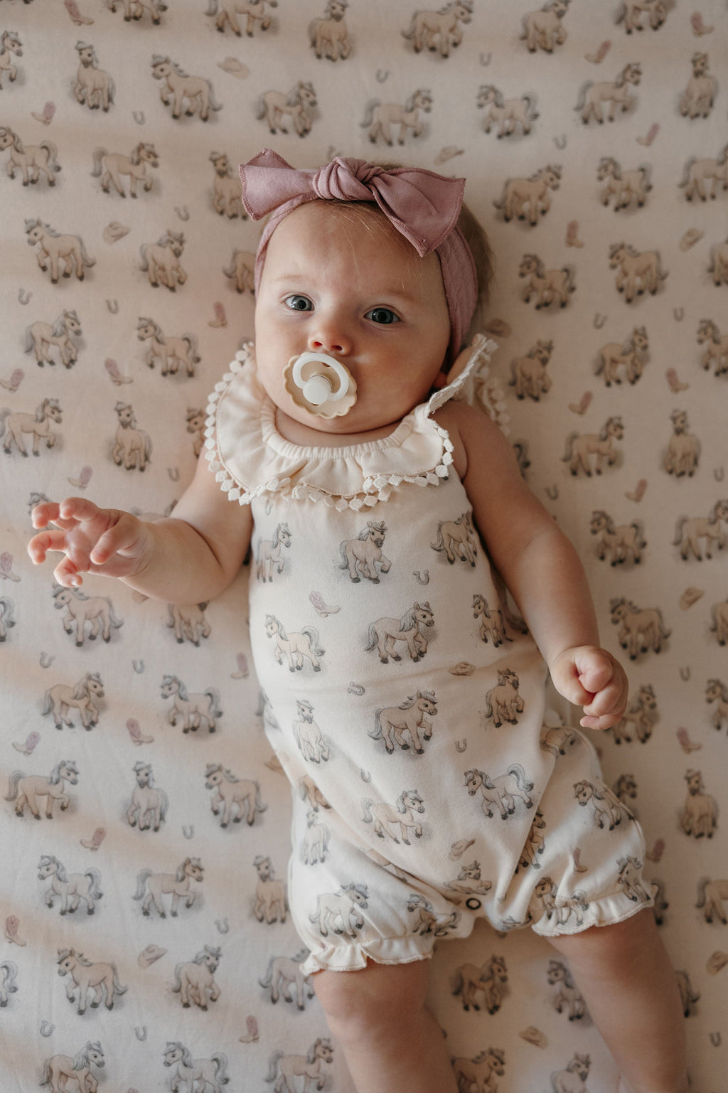 Blush Boots | Organic Bubble Romper