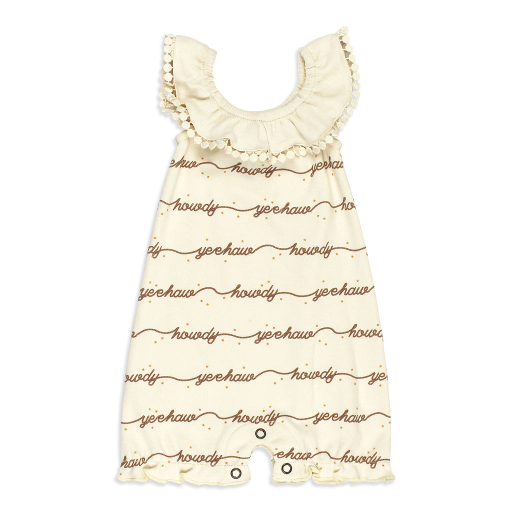 Howdy | Organic Bubble Romper