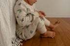 Alligator | Organic Zipper Romper