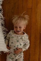 Alligator | Organic Zipper Romper