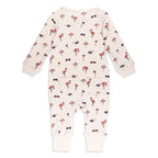 Flamingo | Organic Zipper Romper