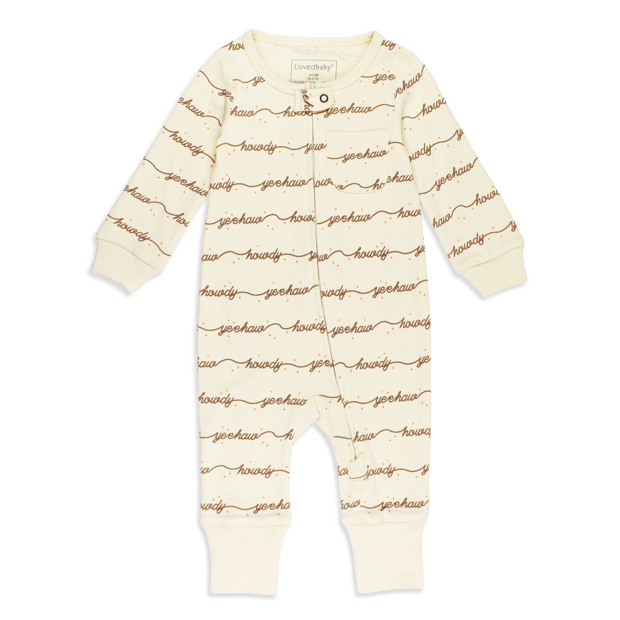 Howdy | Organic Zipper Romper