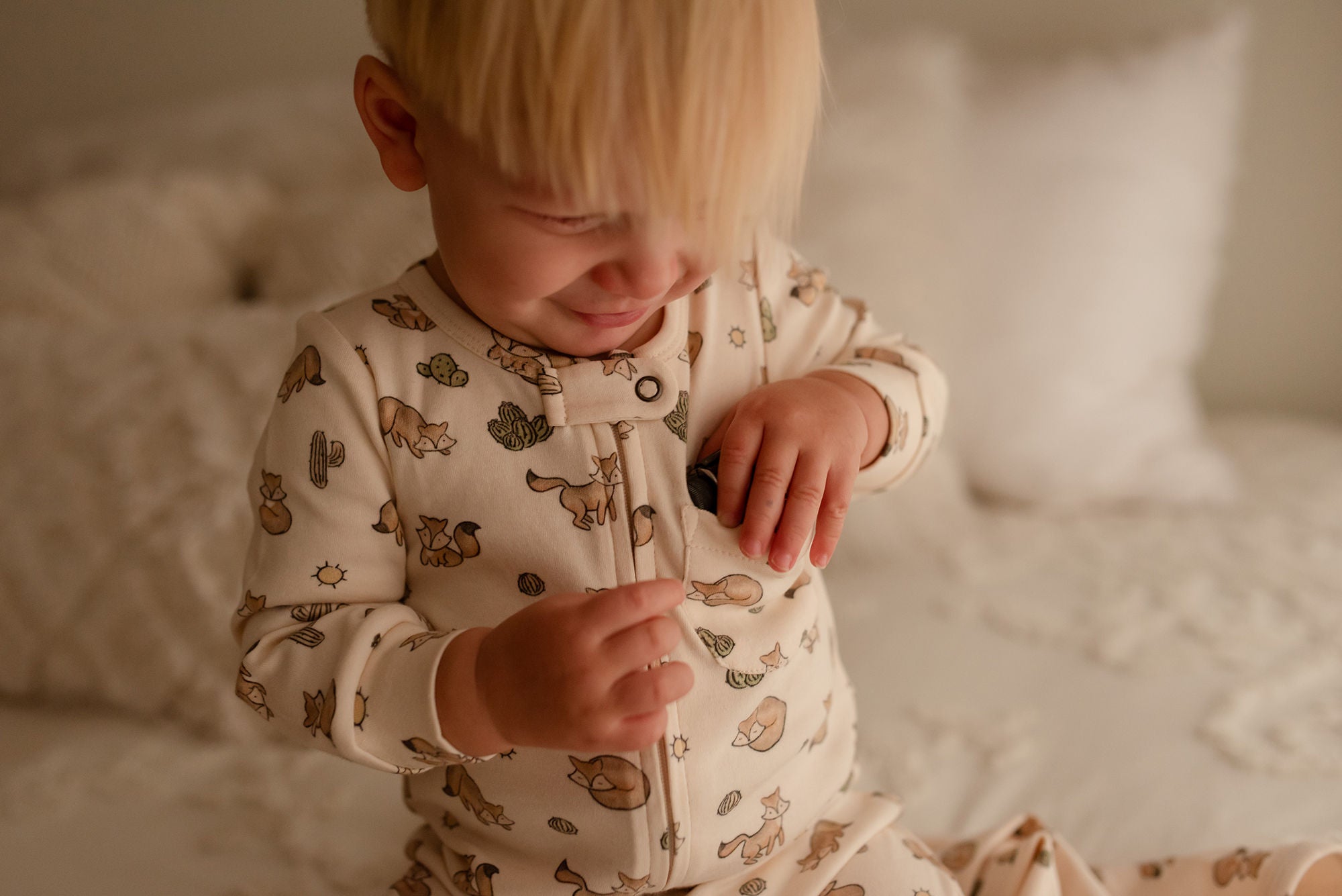 Little Fox | Organic Zipper Romper