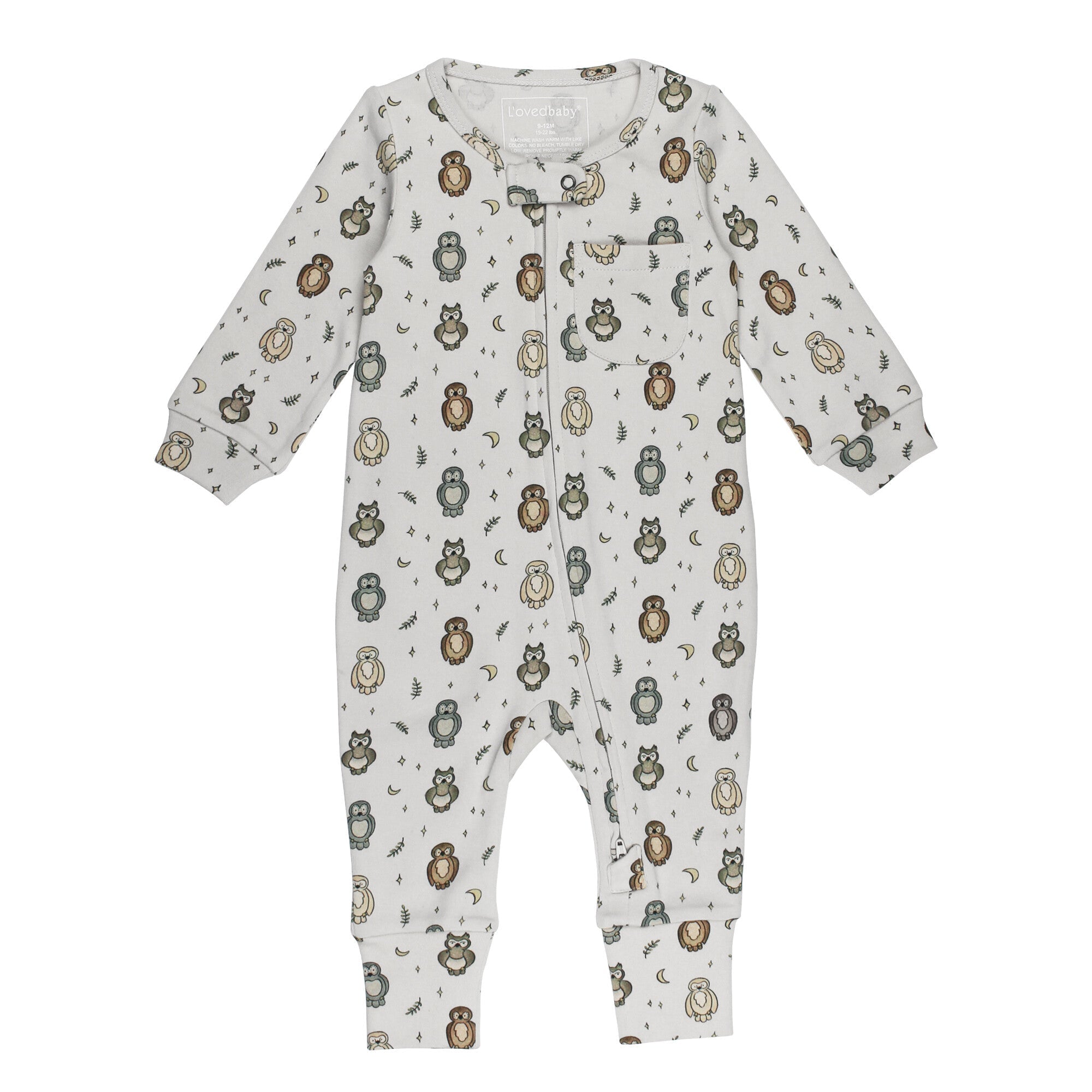Owl Hoo? | Organic Zipper Romper