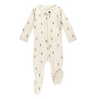 Buttercream Tree | Organic Zipper Footie