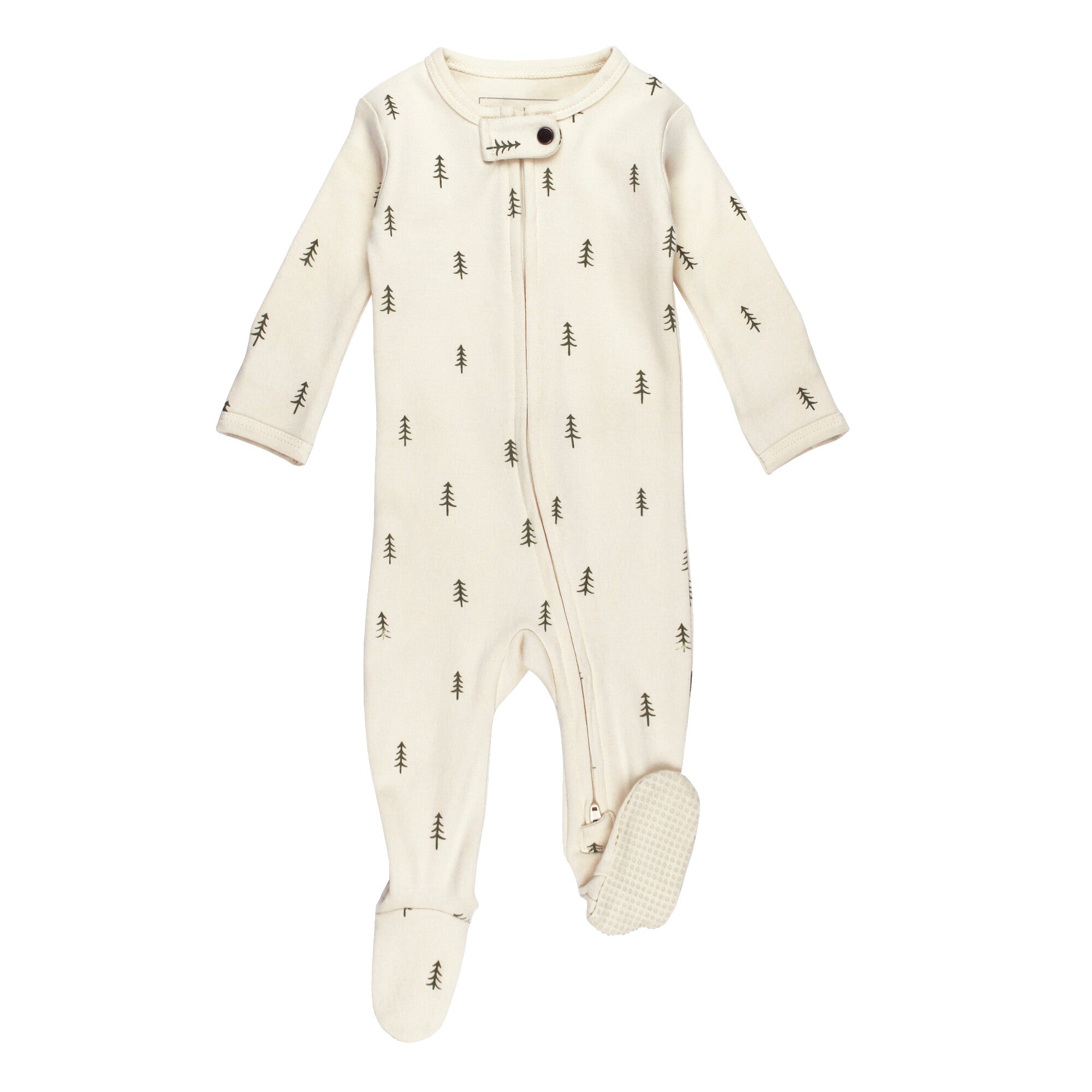 Buttercream Tree | Organic Zipper Footie