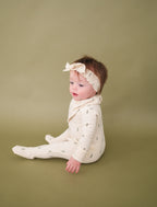 Buttercream Tree | Organic Zipper Footie