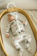 Farm Friends | Organic Zipper Footie