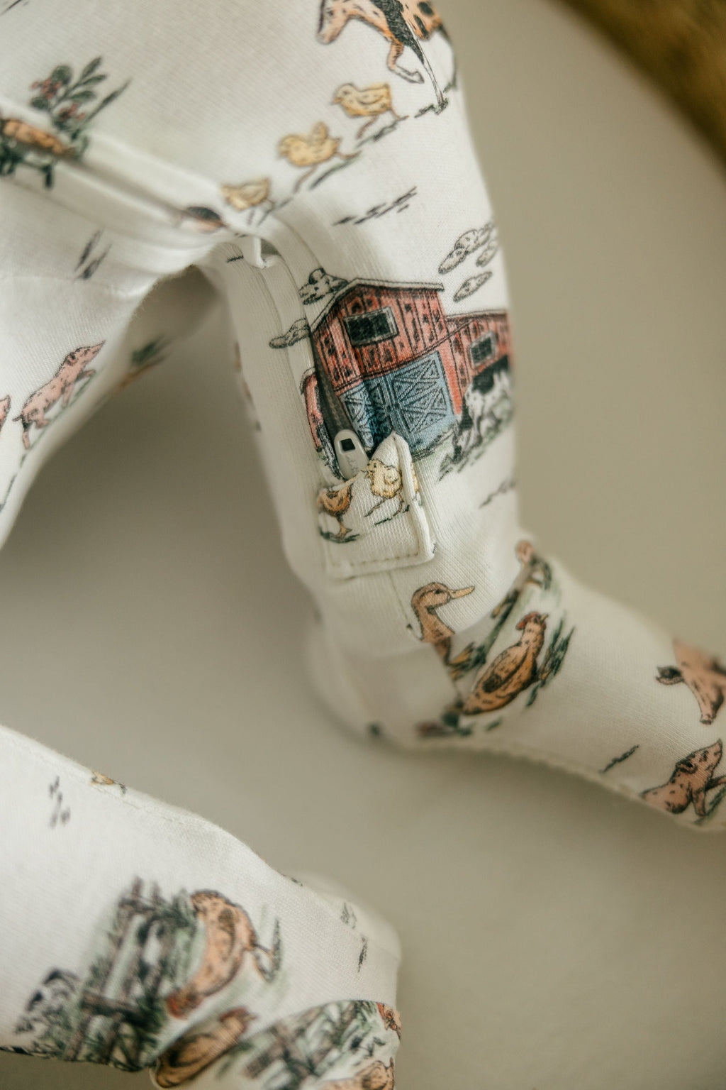 Farm Friends | Organic Zipper Footie