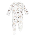 Llama | Organic Zipper Footie