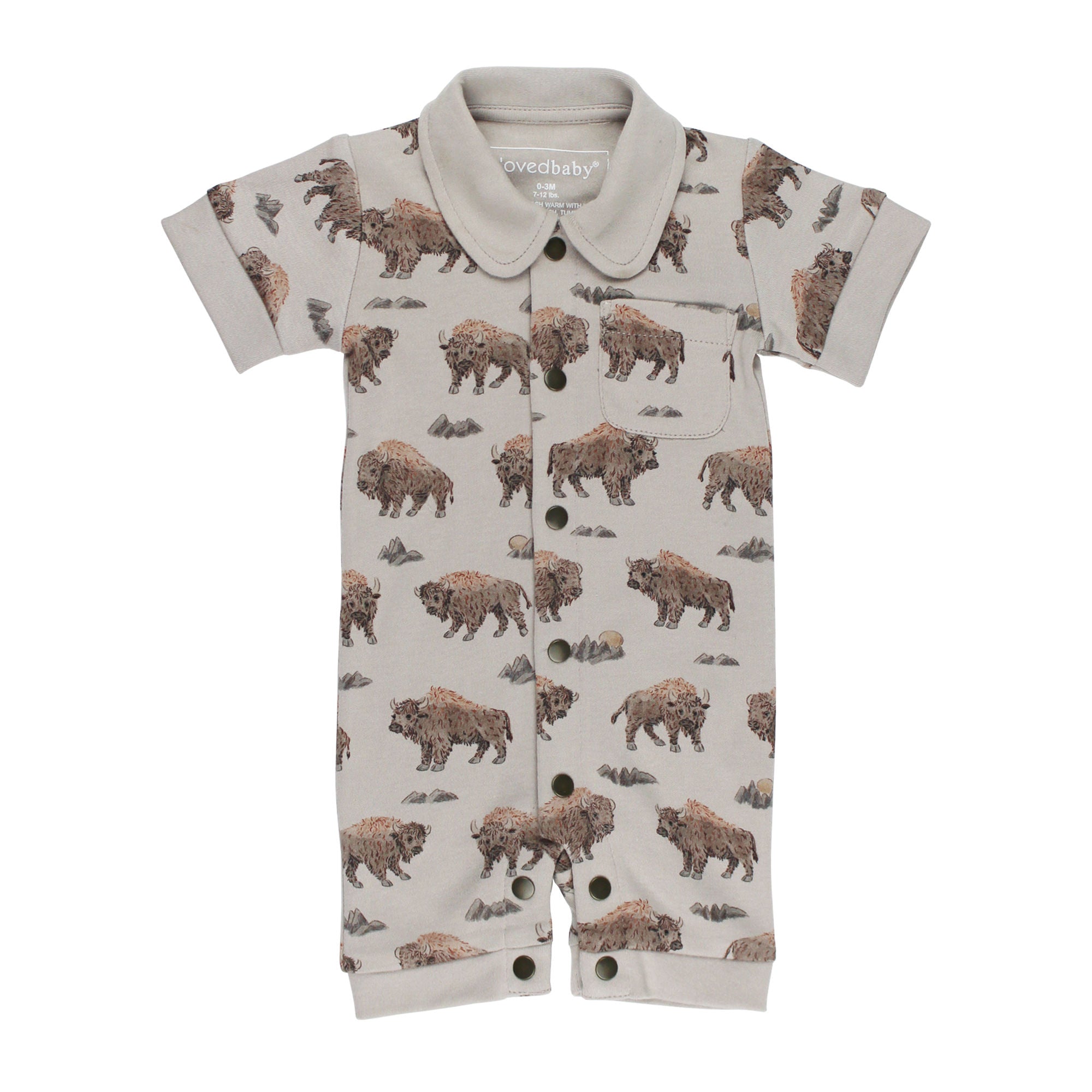Bison | Organic S/Sleeve Coverall