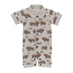 Bison | Kids' Organic Button-Up S/Sleeve