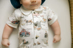 Farm Friends | Organic S/Sleeve Coverall