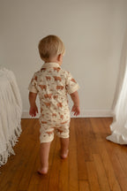 Highland Cow | Organic S/Sleeve Coverall