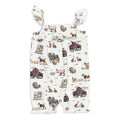 Farm Friends | Organic Smocked Bubble Romper