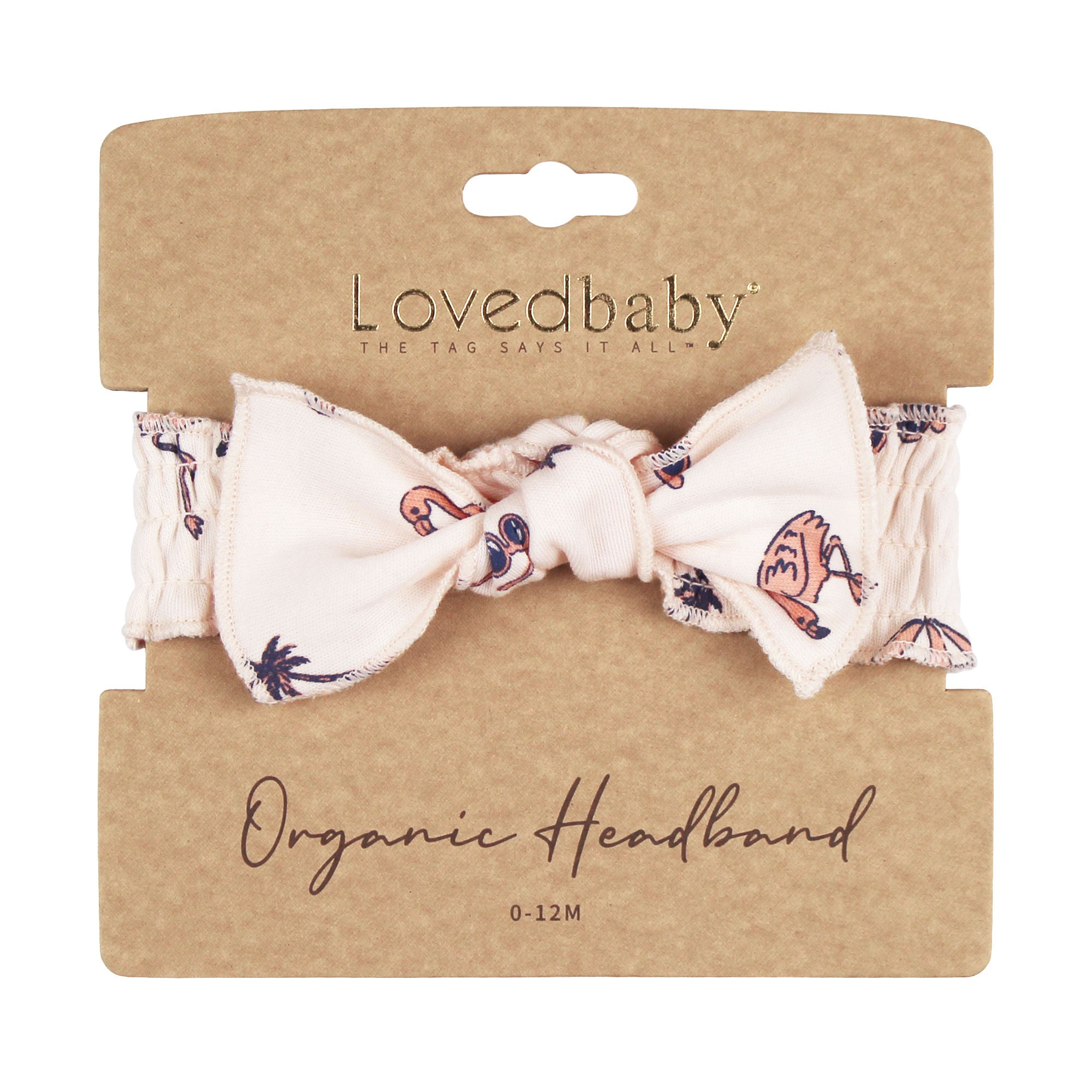 Flamingo | Organic Smocked Headband