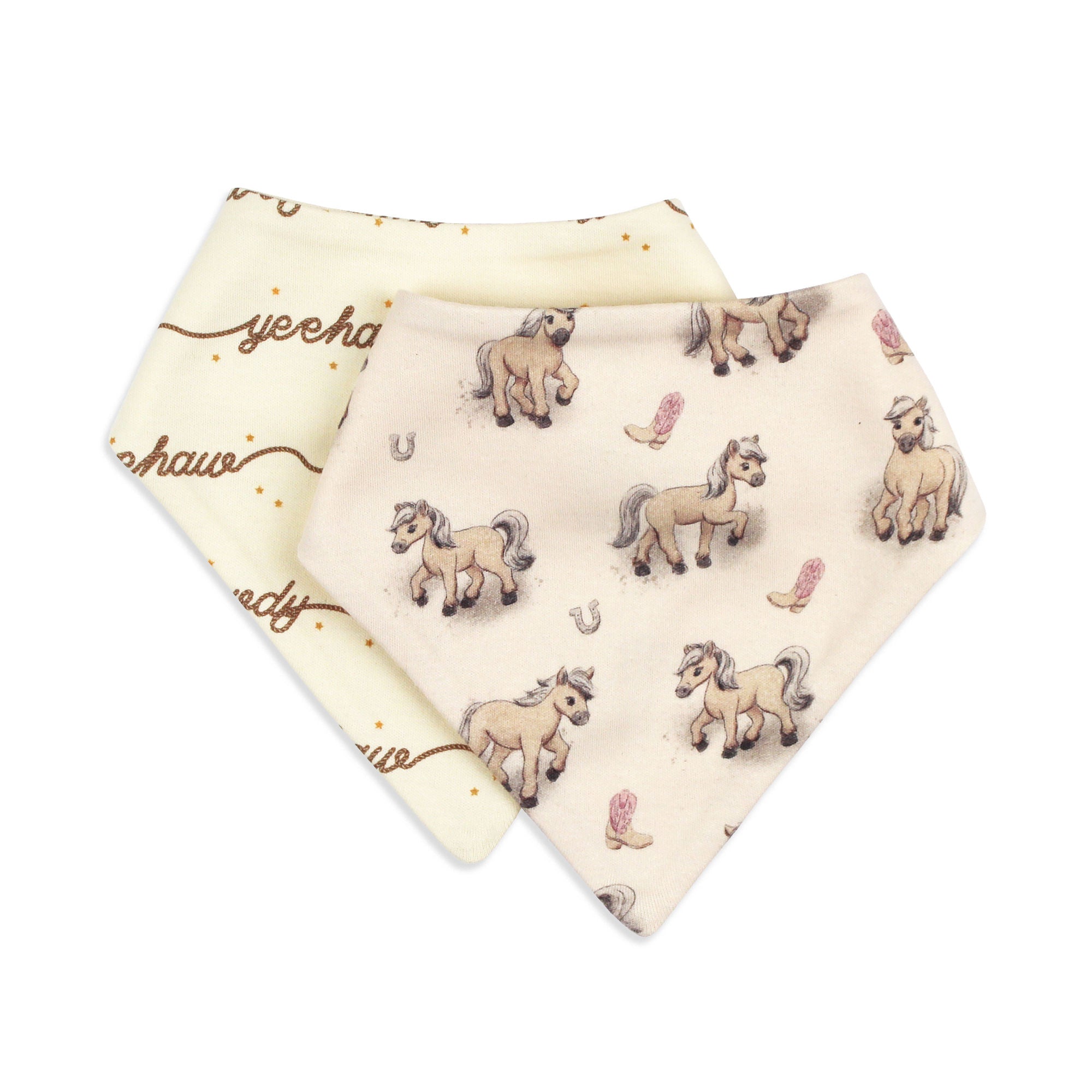 Blush Boots | Organic Bandana Bib, 2-Pack