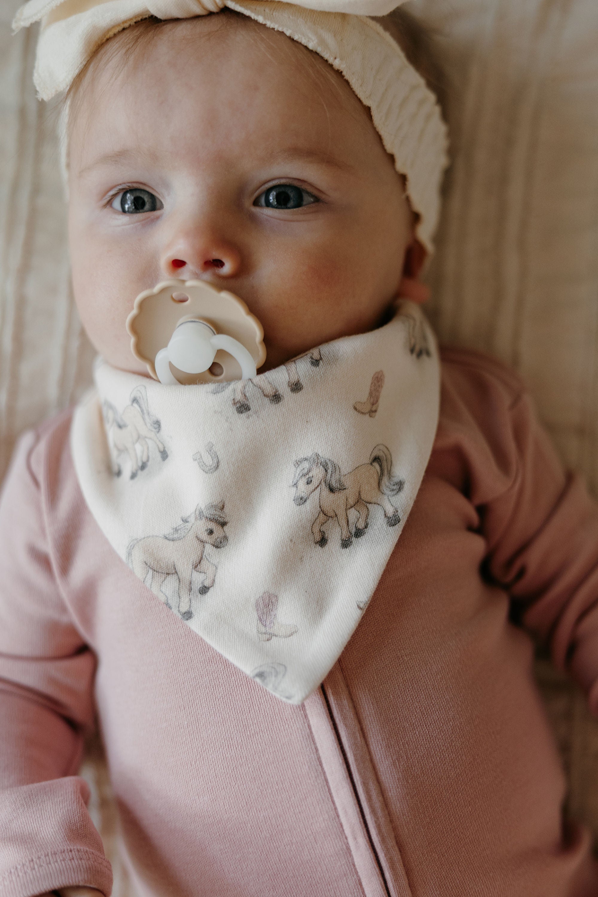 Blush Boots | Organic Bandana Bib, 2-Pack