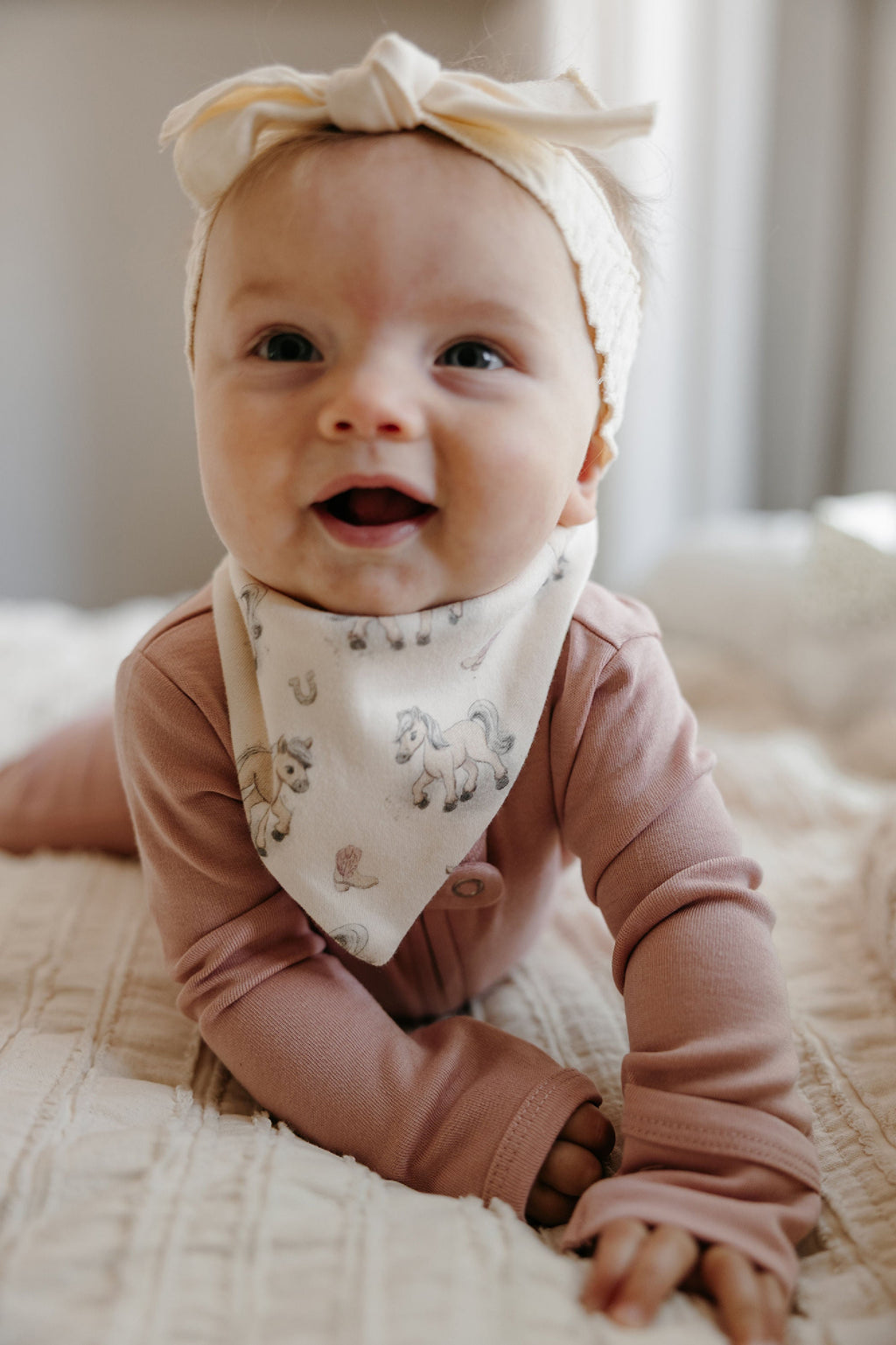 Blush Boots | Organic Bandana Bib, 2-Pack