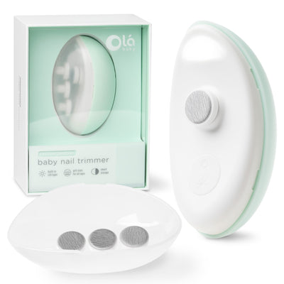 Cortauñas eléctrico Olababy para recortar las uñas del bebé de forma segura