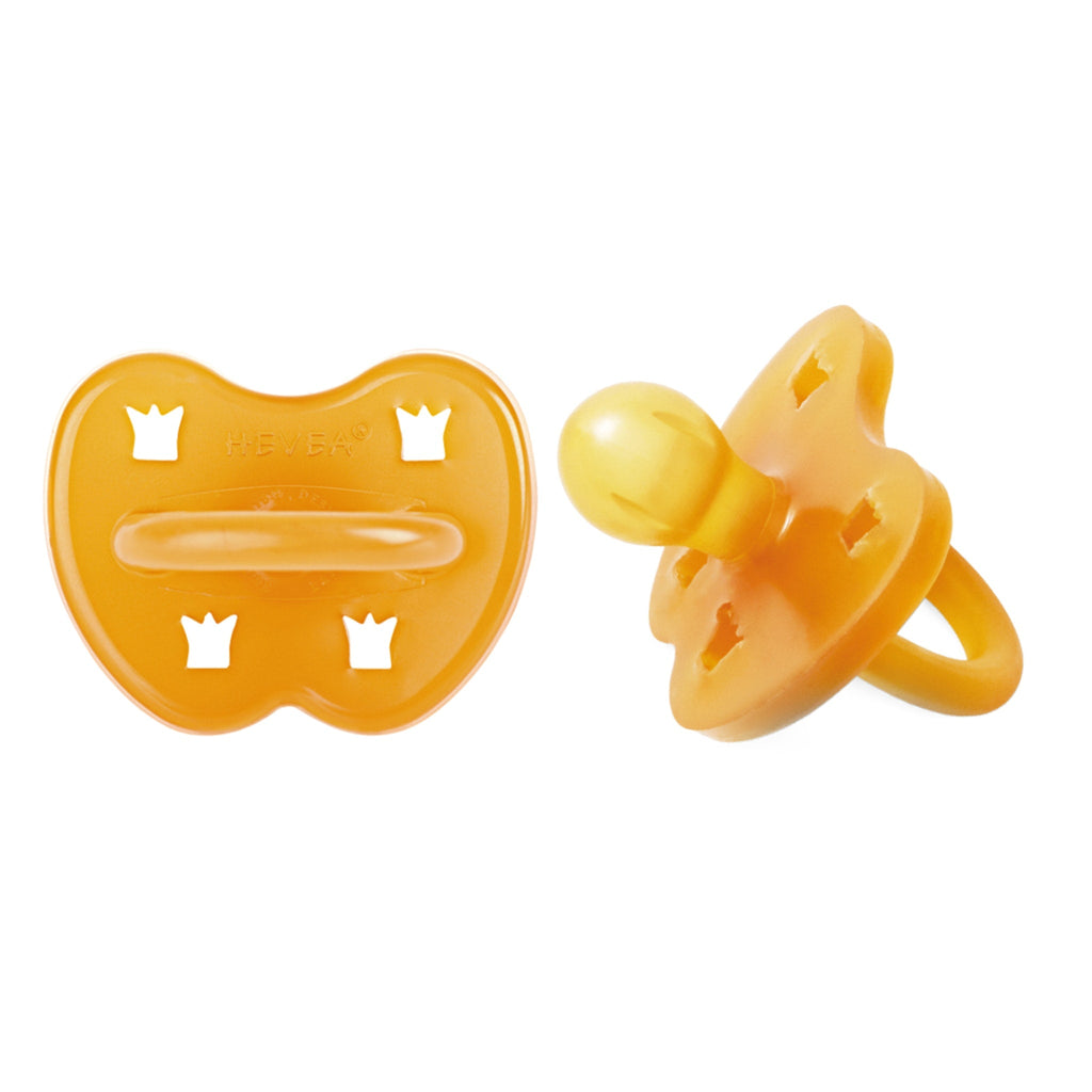 Pacifier 3-36 Months Two-Pack - Round - Natural