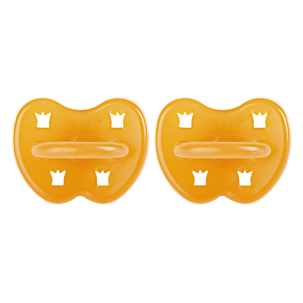 Pacifier 3-36 Months Two-Pack - Round - Natural