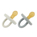 BumiBébé Pacifier 3+ Months Two-Pack - Round - Dove Grey & Sage
