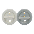BumiBébé Pacifier 3+ Months Two-Pack - Round - Dove Grey & Sage