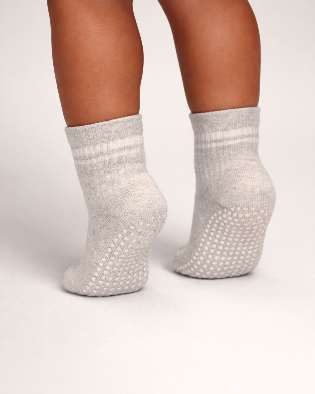 Toddler Gripper Crew Socks 4-Pack (4-5T)