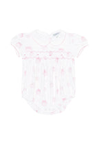 Pink Pumpkin Patch Smocked Bubble