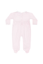 Herringbone Embroidered Footie