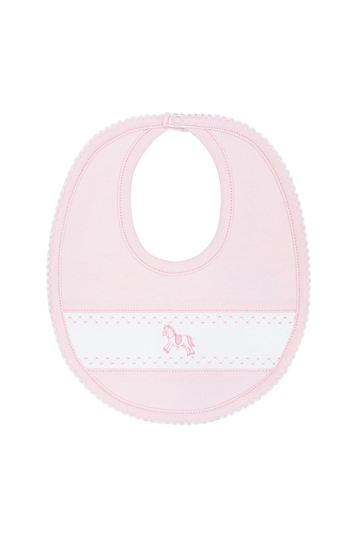 Rocking Horse Embroidered Bib